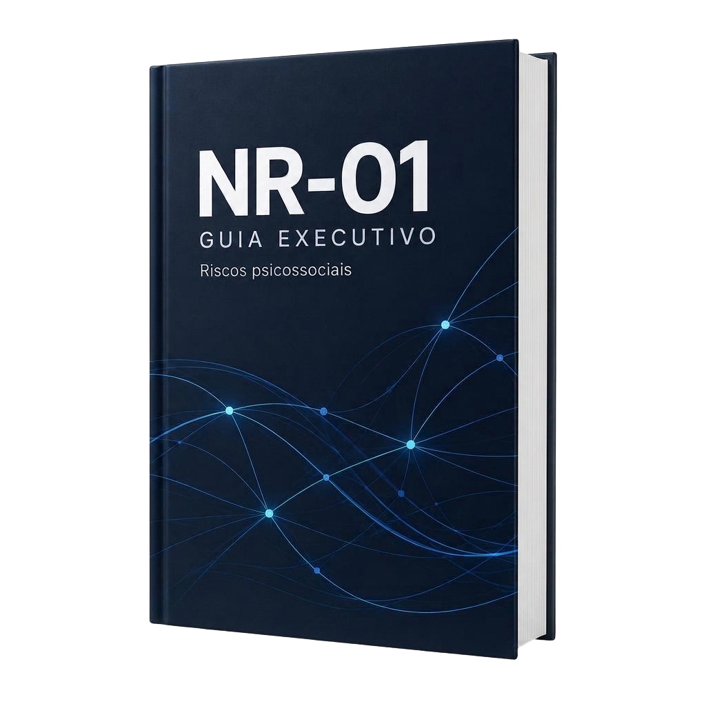 Ilustração de capa do Guia Executivo NR-01